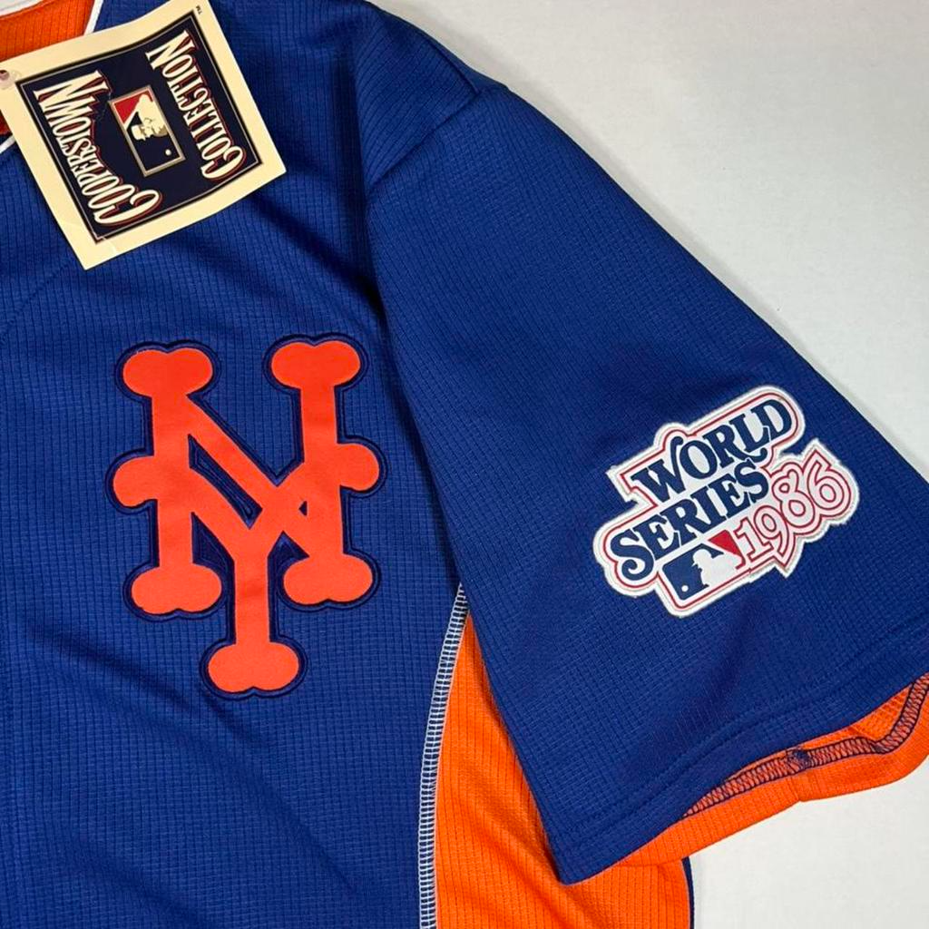 Ny Mets Cooperstown Collection MLB Men's Jersey Brand World Series 1986