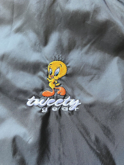 Looney Tunes Tweety Bird Gear WB 1999 Windbreaker Track Suit Size XS Womens