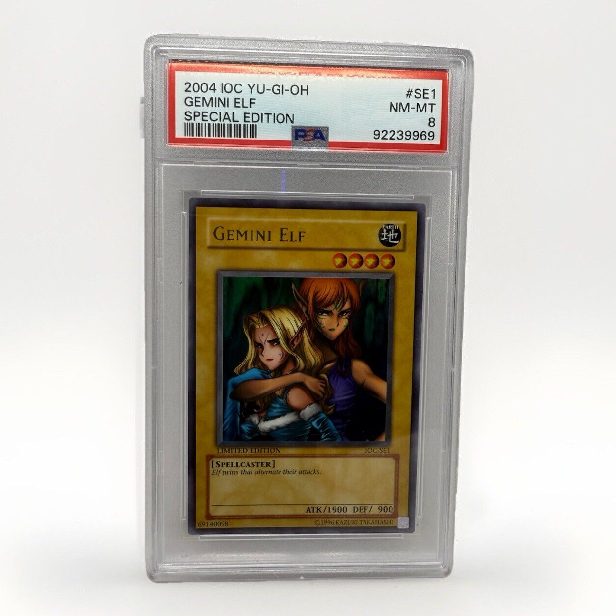 Gemini Elf 2004 PSA 8 NM-MT Invasion Of Chaos Special Edition IOC-SE1 Yugioh