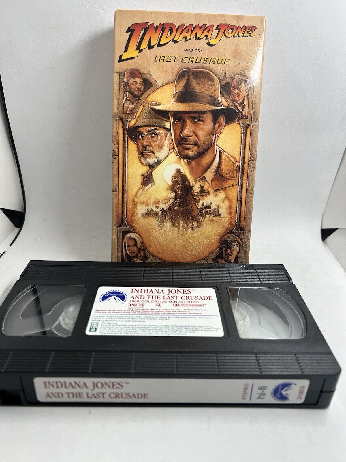 Indiana Jones Set |  Adventure Collection. VHS. 1999,3-Tape Set Bundle Spielberg