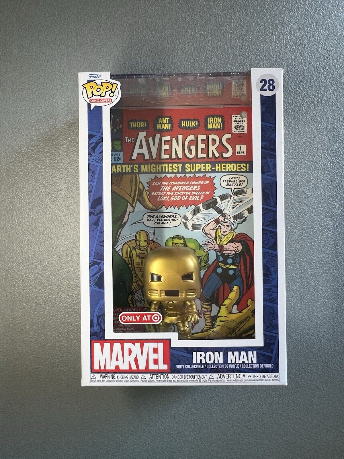 The Avengers - Iron Man Issue #1 #28 Comic Cover Funko Pop Vinyl NEW Big Style