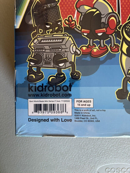 SEALED Kidrobot x MAD Bent World Beats Complete Set Studio Tour Figures HipHop