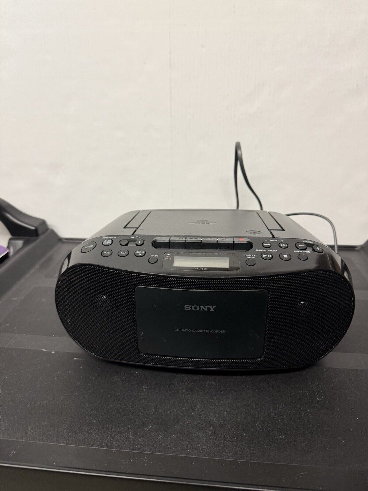 Sony CFD-S50 Personal Audio System With CD/Cassette Player & AM/FM Radio Tested