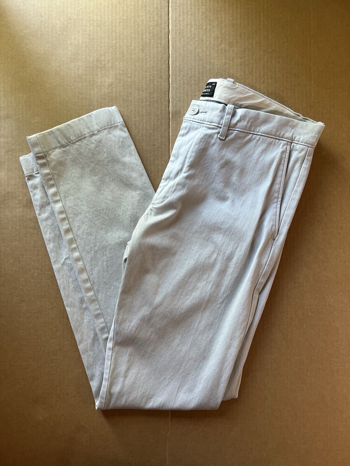 J Crew Pants Mens 32 Chino Flat Front Straight Leg 484 Slim Fit Stretch 32x32