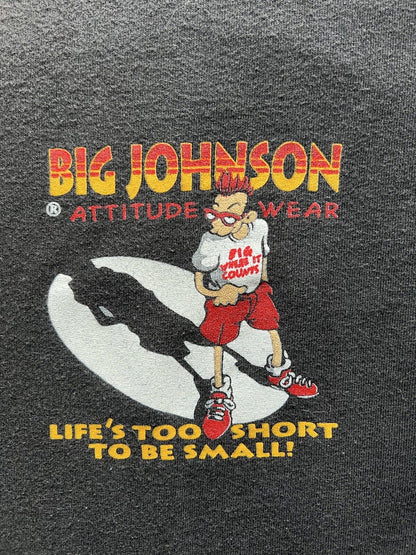 1994 Single Stitch. Big Johnson Attitude Wear  T-Shirt. Size Matters Adult XL