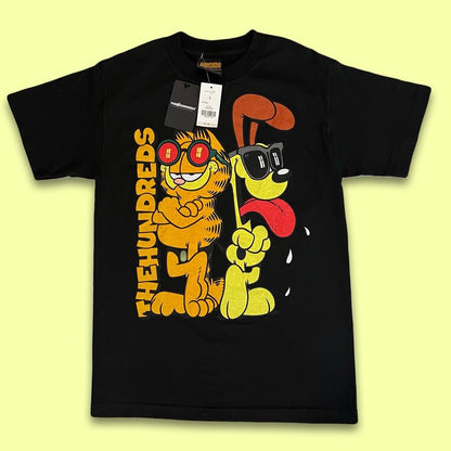 The Hundreds x Garfield Odie SOLD OUT Black Short Sleeve Crew Neck T-Shirt S