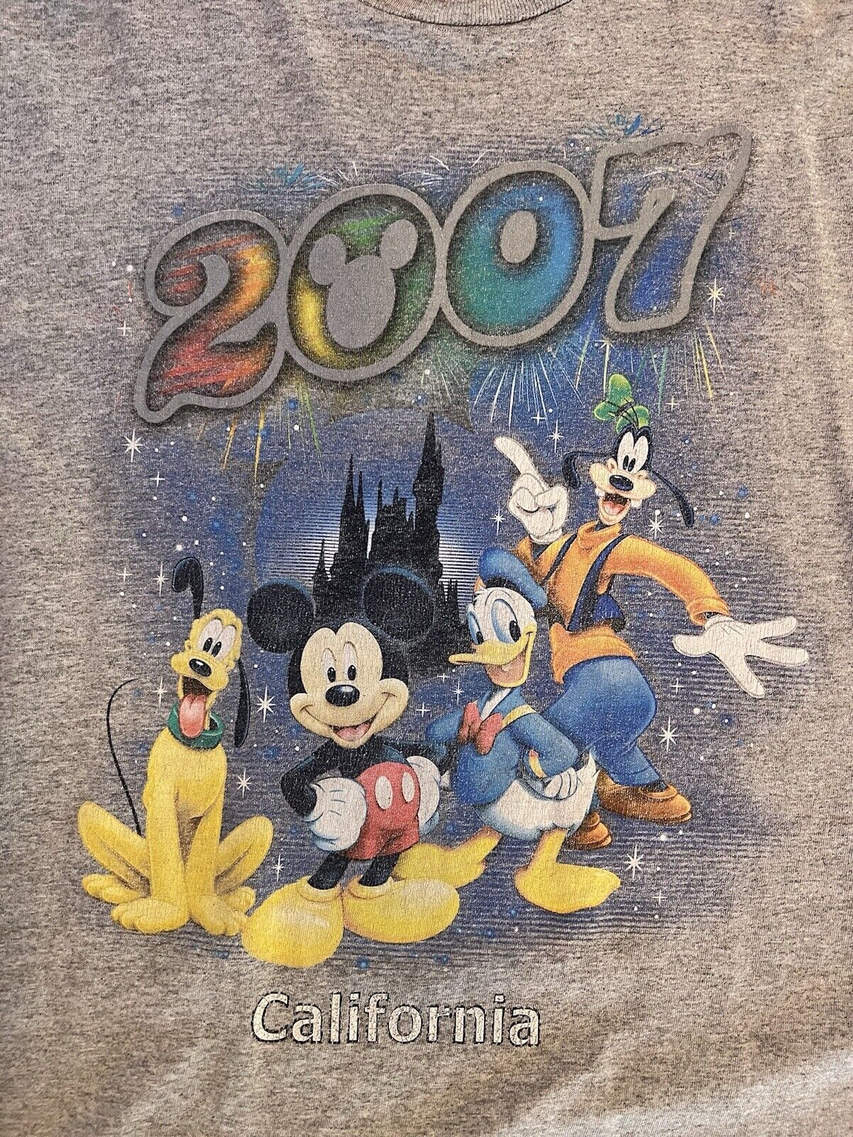 2007 Disney California Adventure Disneyland Shirt Size Medium Mens 