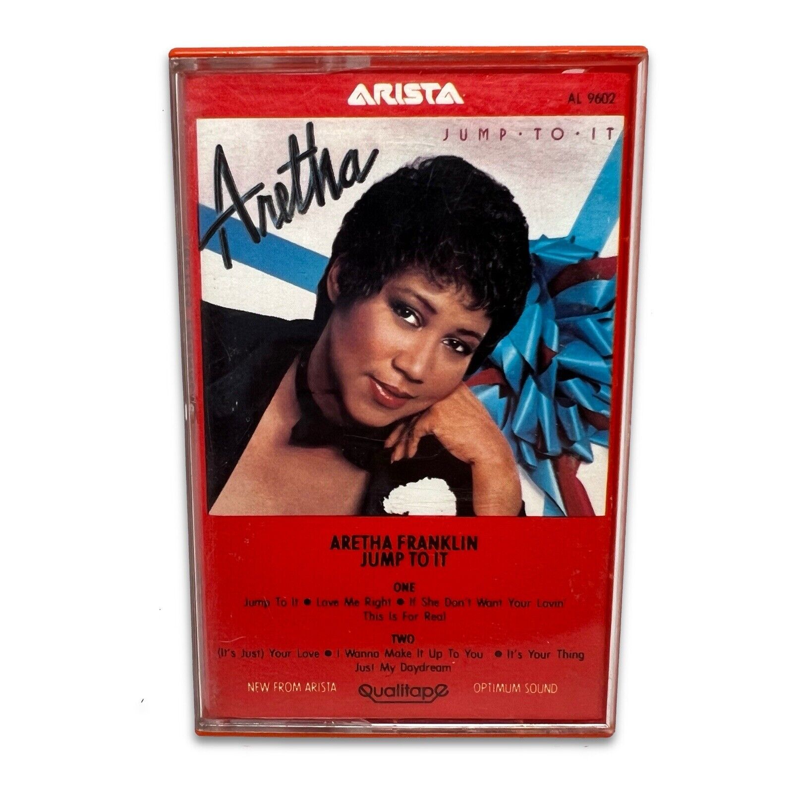 Jump To it - Aretha Franklin. Music Cassette Tape - Arista (1982)