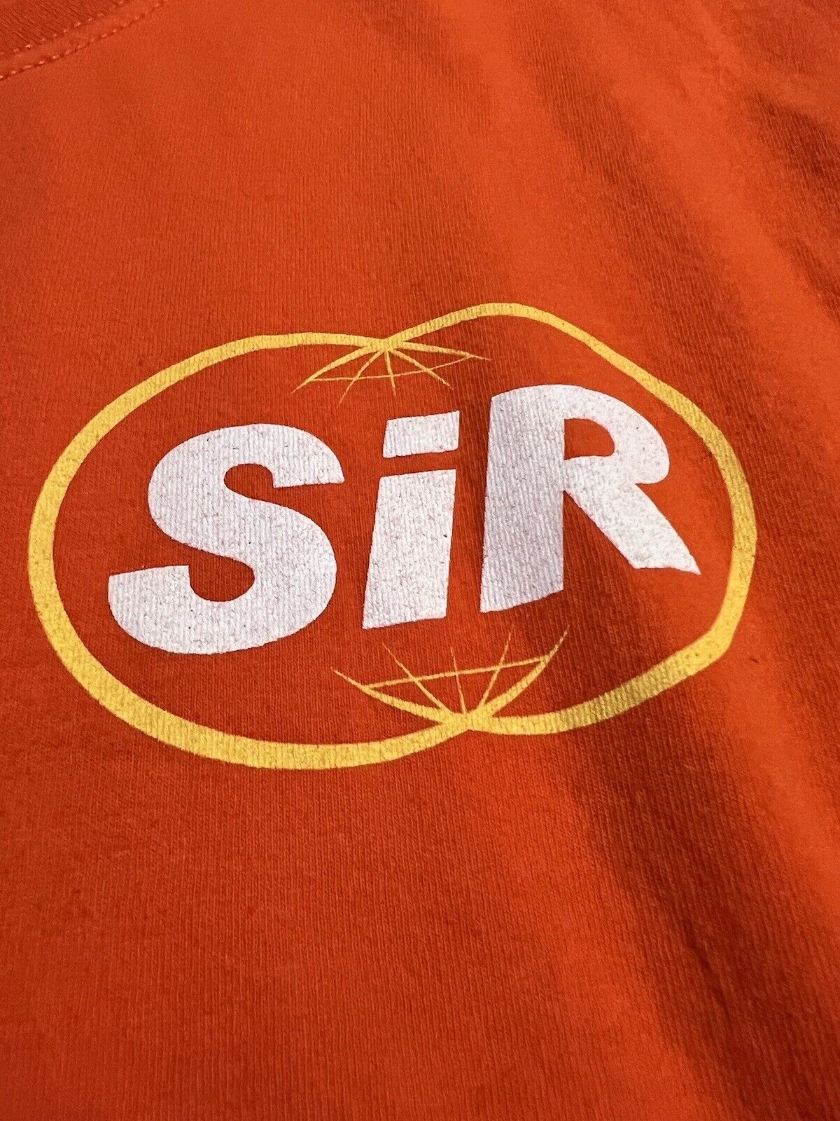 SIR TDE Shirt Mens Orange Short Sleeve Chasing Summer SZA Hip Hop RnB Kdot RARE