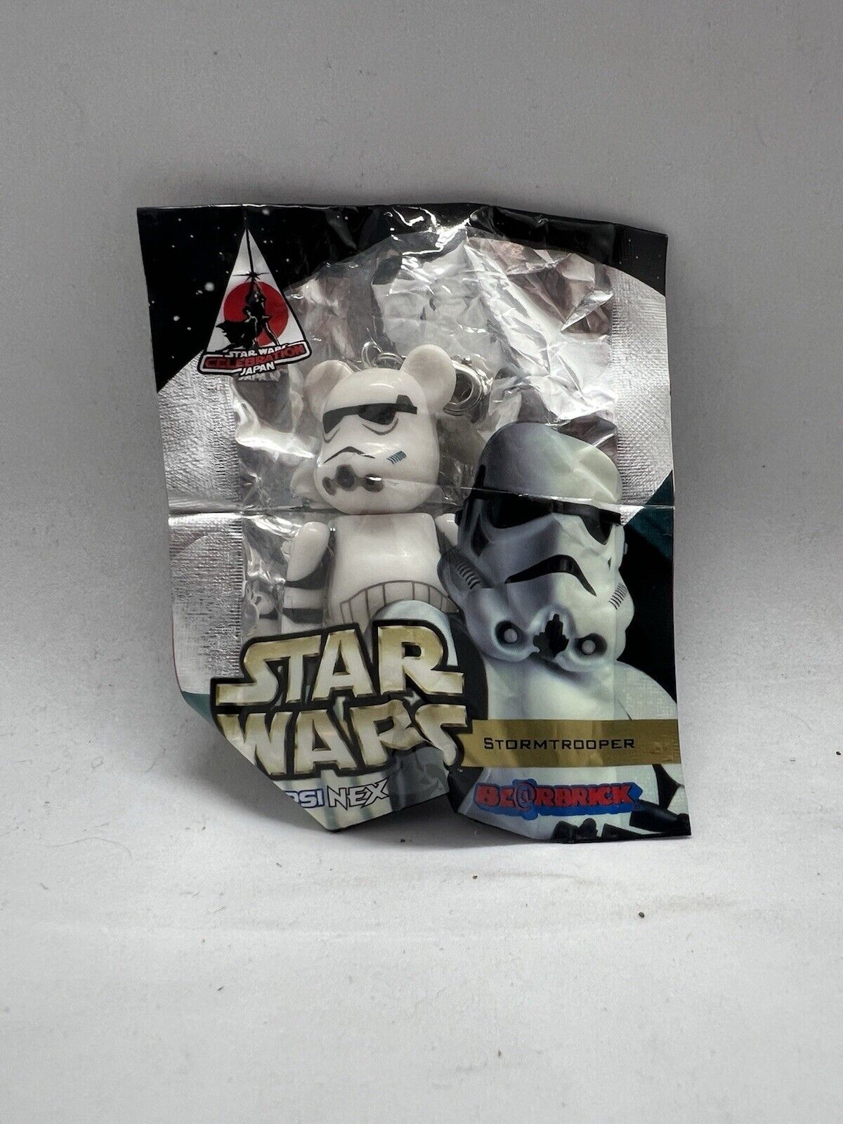 BE@RBRICK Star Wars Stormtrooper #3 70% PEPSI 2008 MEDICOM MINI FIGURE Keychain