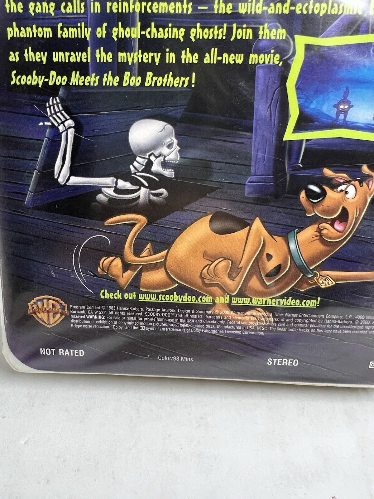 Scooby-Doo | Meets the Boo Brothers VHS Tape 2000 Warner Family Tested Classic