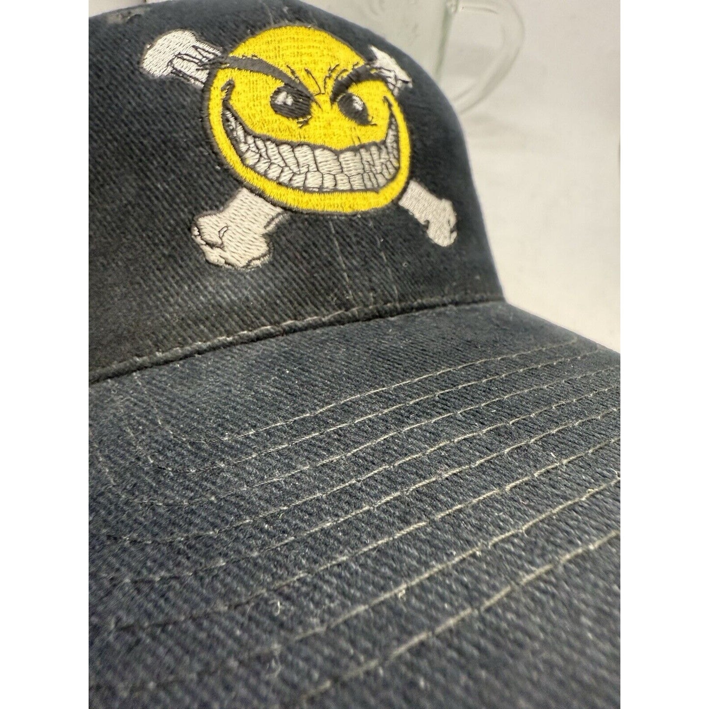 Vintage 90s Chaos Comics Evil Ernie Smiley Have A Psychotic Day Hat Cap Snapback