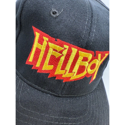 Vintage HELLBOY 2000 Promo Hat Strap Back Cap HTF Rare Y2K Nissin Comic Top Cow