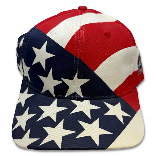 Vintage United States American Flag Hat 1994 Global Caps Snapback Hat NWT