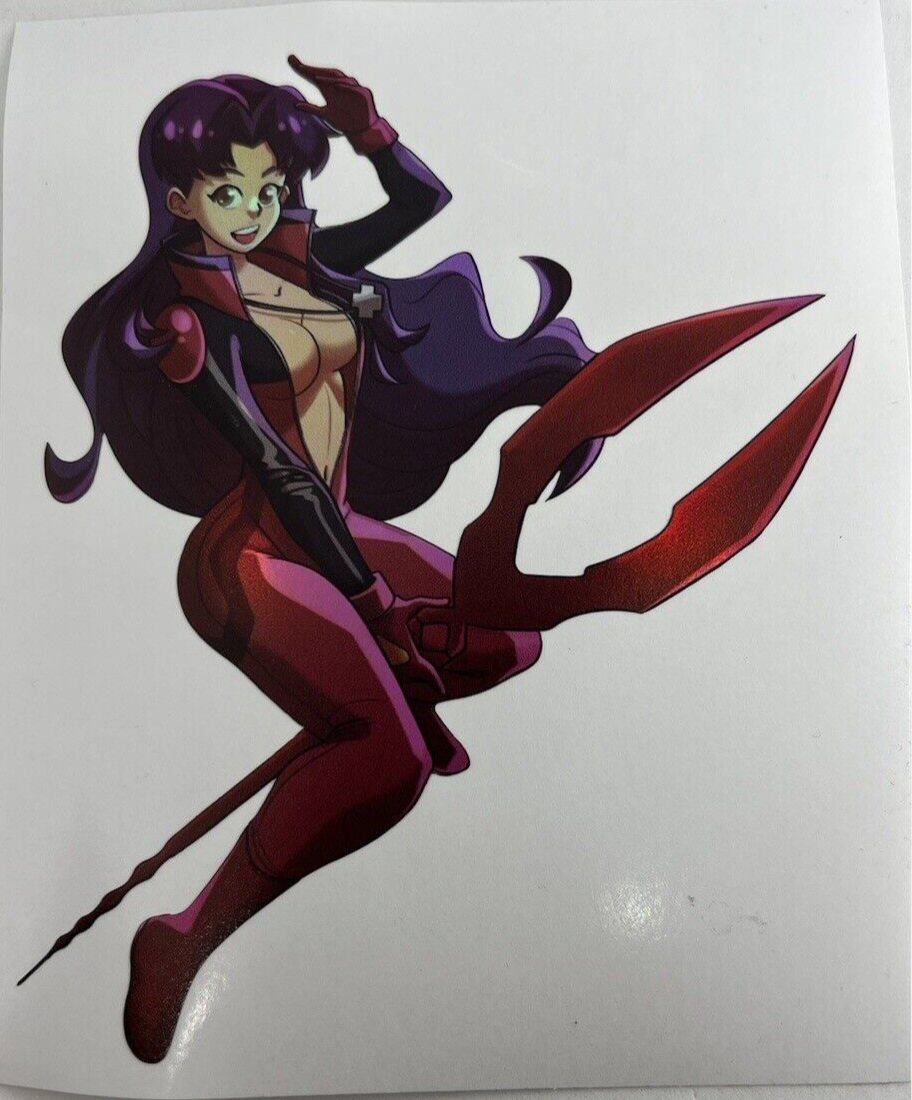 Misato Katsuragi Holograpic Sticker Original Neon Genesis Evangelion Waifu. 5x4 - thriftgoblin