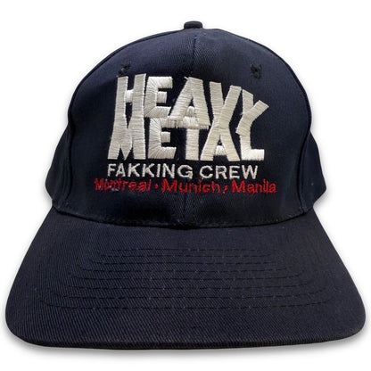 Heavy Metal Magazine FAKK Fakking Crew Hat Montreal Munich Manila RARE Vintage