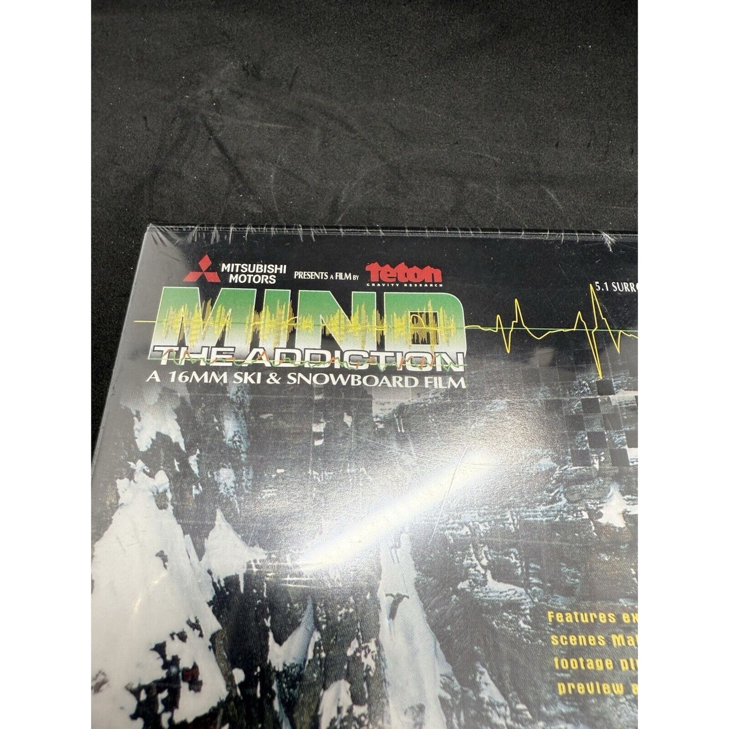 NEW Mind the Addiction: 16MM Ski & Snowboard Film (DVD, 2001) Teton SEALED, NIB