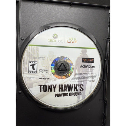 Tony Hawk's Proving Ground (Microsoft Xbox 360, 2007) Skateboarding - Disc Only