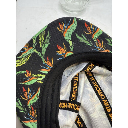 Aaron Kai For Official Accessory Bucket Hat Floral Bird Of Paradise