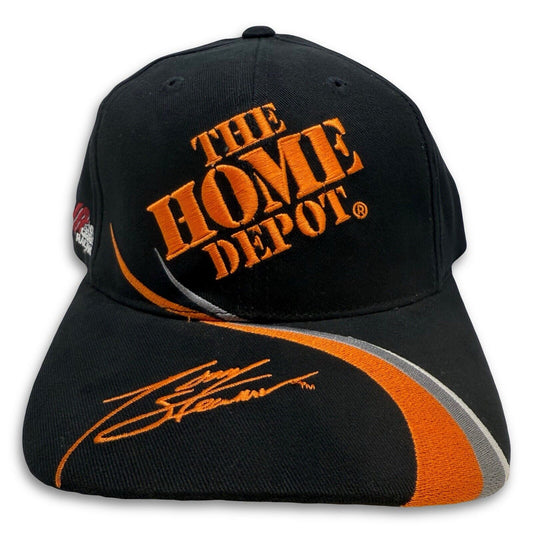 The Home Depot #20 Hat Cap Tony Stewart Adjustable Snapback Black NASCAR Hat NWT