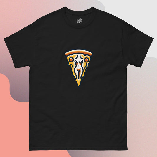 Pizza My Body Pin-Up Crewneck T-Shirt