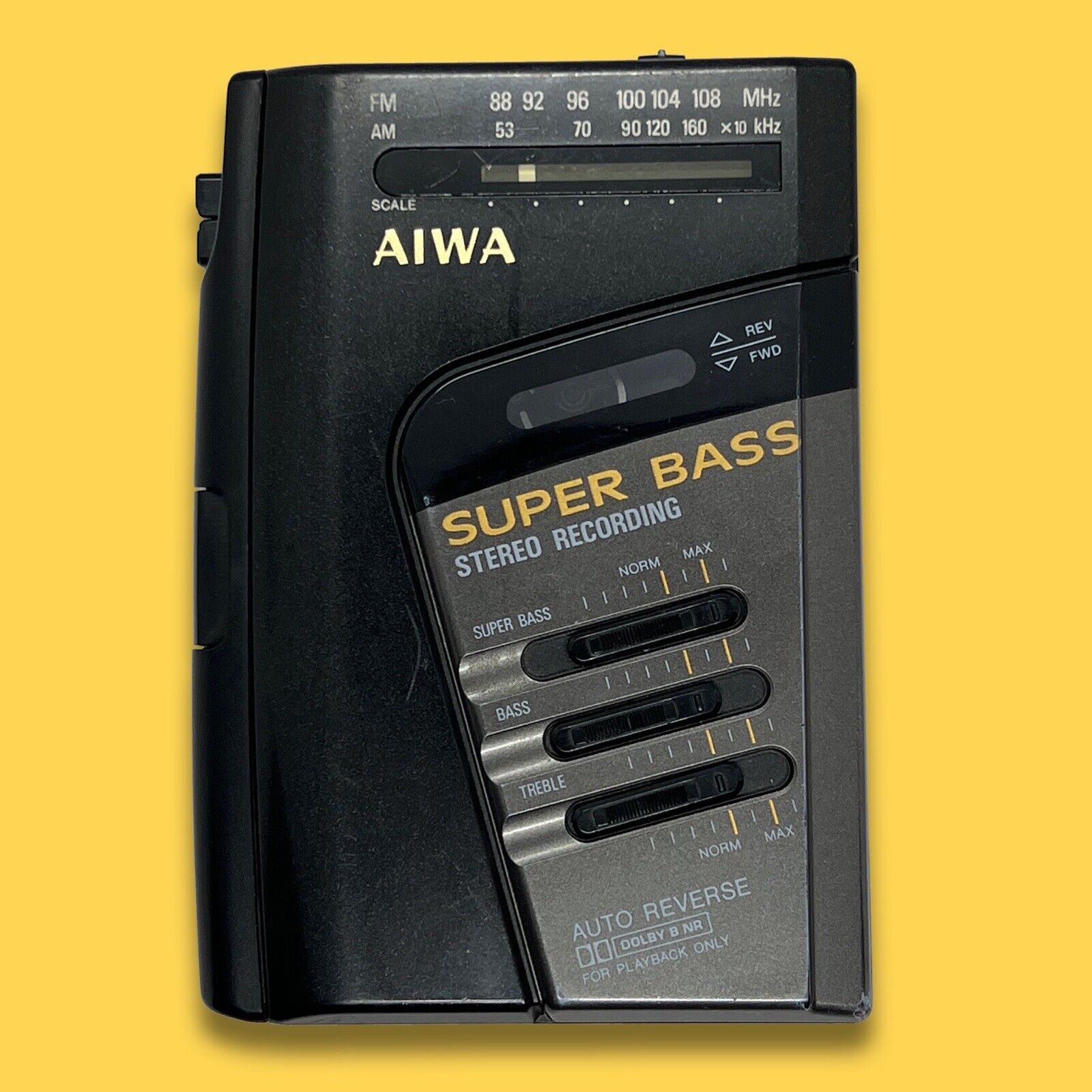 Aiwa HS-J320 Tape Cassette Player/Recorder/AM FM Radio - thriftgoblin